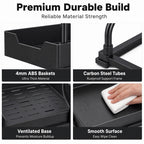 🔥2026 hot sale🔥.2-Tier Pull-Out Under Sink Organizer.The kitchen, bathroom, and bedroom—these storage solutions help keep your home clean and tidy.