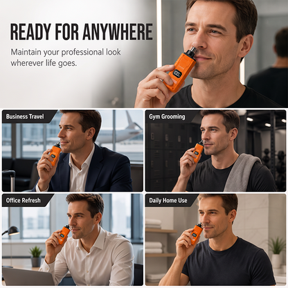 🥳2026 HOT SALE🥳💞50K+ SOLD!🚗📹 50% OFF! Electric Nose Hair Trimmer with LED Display.