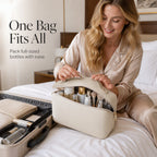 Large Capacity Pillow Makeup Bag with Handle