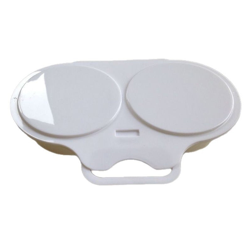 🥚Dual-Cavity Microwave Egg Poacher with Lid | Splash-Proof, Oil-Free 2-Minute Breakfast
