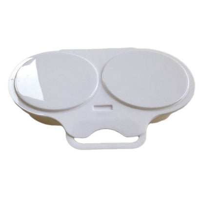🥚Dual-Cavity Microwave Egg Poacher with Lid | Splash-Proof, Oil-Free 2-Minute Breakfast
