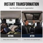 Car Ceiling Storage Bag with Adjustable Buckles