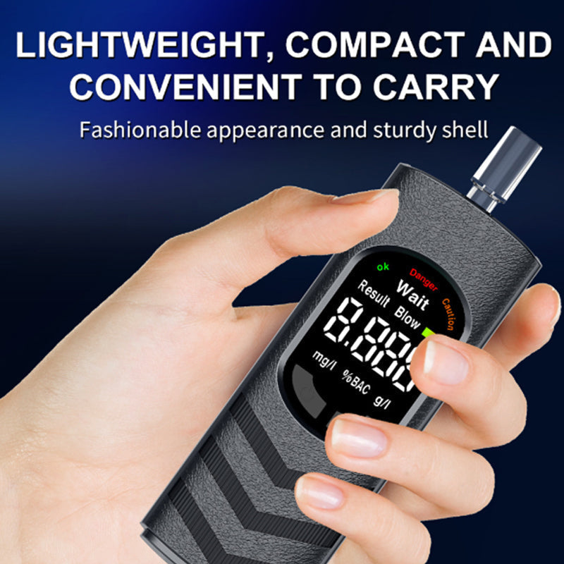 ⏳🔥LIMITED-TIME 50% OFF! ⏰Rechargeable Alcohol Tester – High-Precision Sensor, Voice Broadcast & LCD Display – Know If You're Safe to Drive in Seconds! ✨