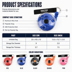 Portable Retractable Roll-Up Shopping Bag