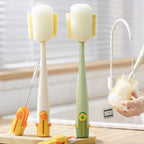 🎉 2026 Sale — Over 25,000 Sold! 🧽 5-in-1 Bottle Cleaning Brush Set – Sponge, Straw, Lip, Gap & Hook – Every Corner Sparkling Clean! ✨