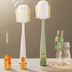 🎉 2026 Sale — Over 25,000 Sold! 🧽 5-in-1 Bottle Cleaning Brush Set – Sponge, Straw, Lip, Gap & Hook – Every Corner Sparkling Clean! ✨