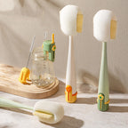 🎉 2026 Sale — Over 25,000 Sold! 🧽 5-in-1 Bottle Cleaning Brush Set – Sponge, Straw, Lip, Gap & Hook – Every Corner Sparkling Clean! ✨