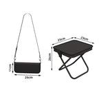 Portable Folding Stool with Handbag Design