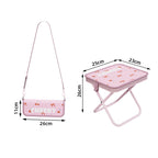 Portable Folding Stool with Handbag Design