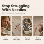 Multi-Functional Sewing Tool with Threader and Stitch Ripper