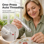 Multi-Functional Sewing Tool with Threader and Stitch Ripper