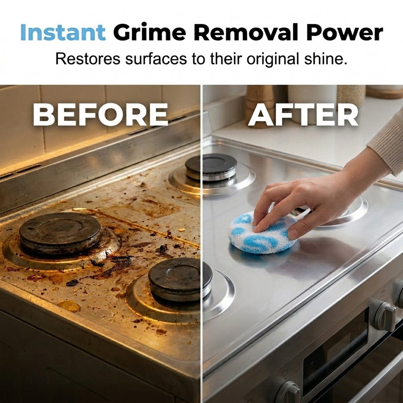 🧽 Spherical Kitchen Scrubber for Tough Everyday Messes