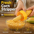 🌽🔥50% OFF! Portable Manual Corn Stripper Tool for Kitchen and Outdoors – Strip Fresh Kernels in Seconds, No Electricity Needed! 🏕️✨