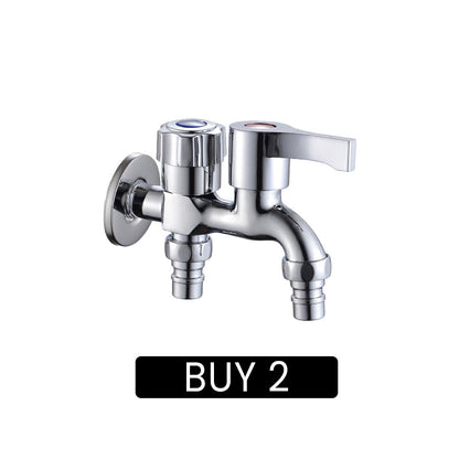 Dual-Outlet Washing Machine Faucet