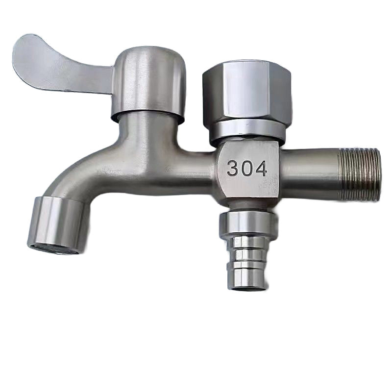 Dual-Outlet Washing Machine Faucet
