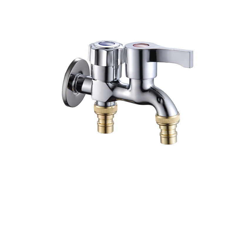 Dual-Outlet Washing Machine Faucet