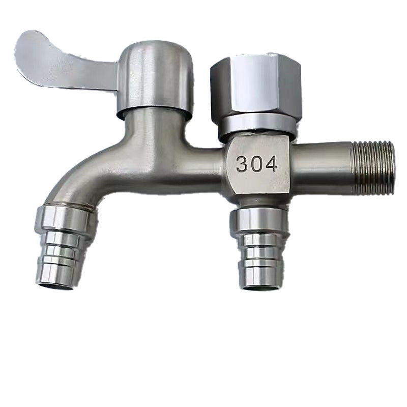 Dual-Outlet Washing Machine Faucet