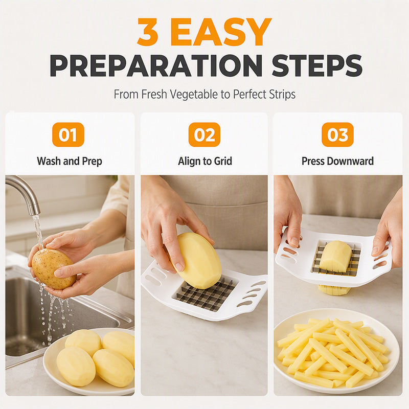 Multifunctional Stainless Steel Potato Slicer