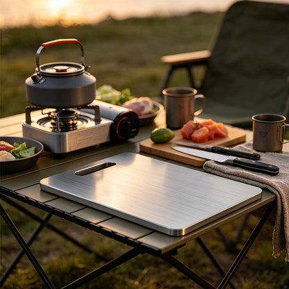 Stainless Steel Double-Sided Cutting Board