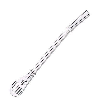 2-in-1 tea filter, spoon and straw