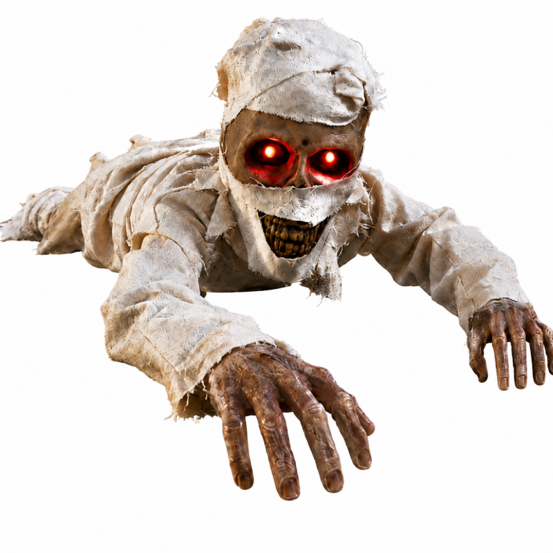 Electric Crawling Mummy Halloween Prop