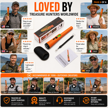 High Sensitivity Handheld Metal Detector