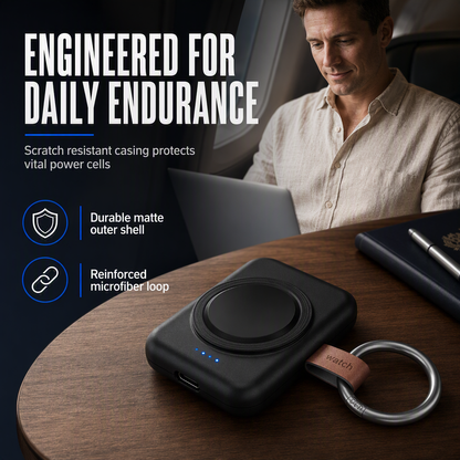1800mAh Magnetic Wireless Power Bank Portable for Smartwatches