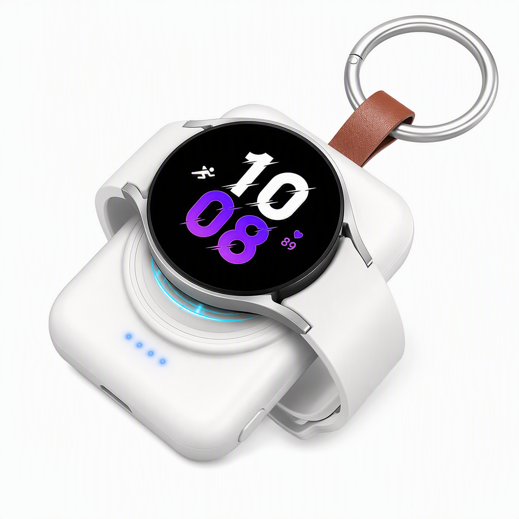 1800mAh Magnetic Wireless Power Bank Portable for Smartwatches