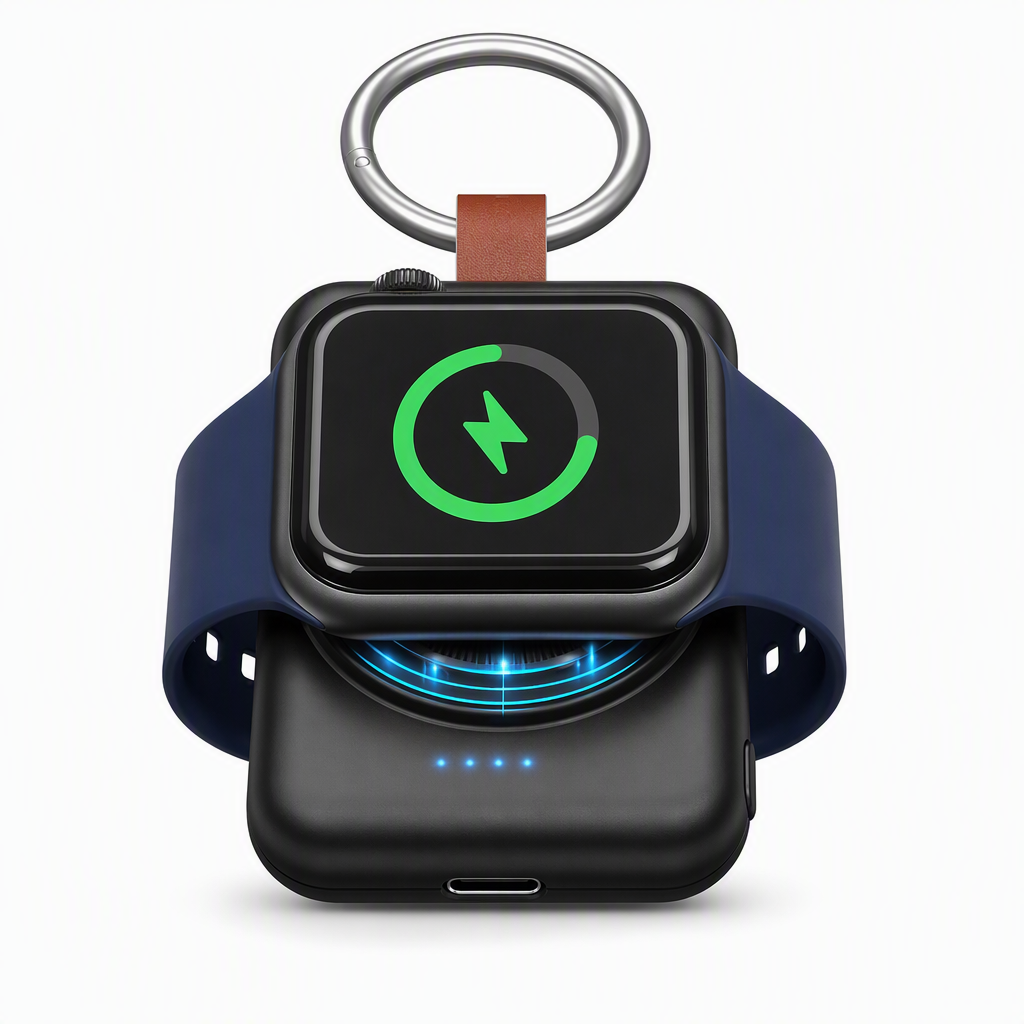 1800mAh Magnetic Wireless Power Bank Portable for Smartwatches