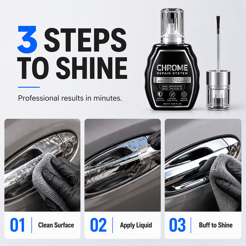 ⚡Professional Chrome Repair Pen – Restore Shine & Anti-Corrosion ✨