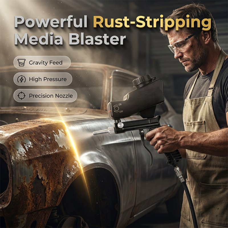 Handheld Pneumatic Sandblasting Gun