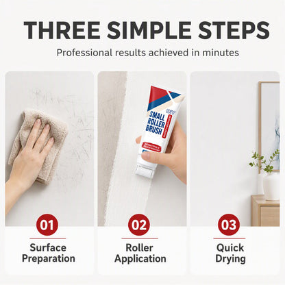 Waterproof Wall Repair Paste with Integrated Small Roller Brush