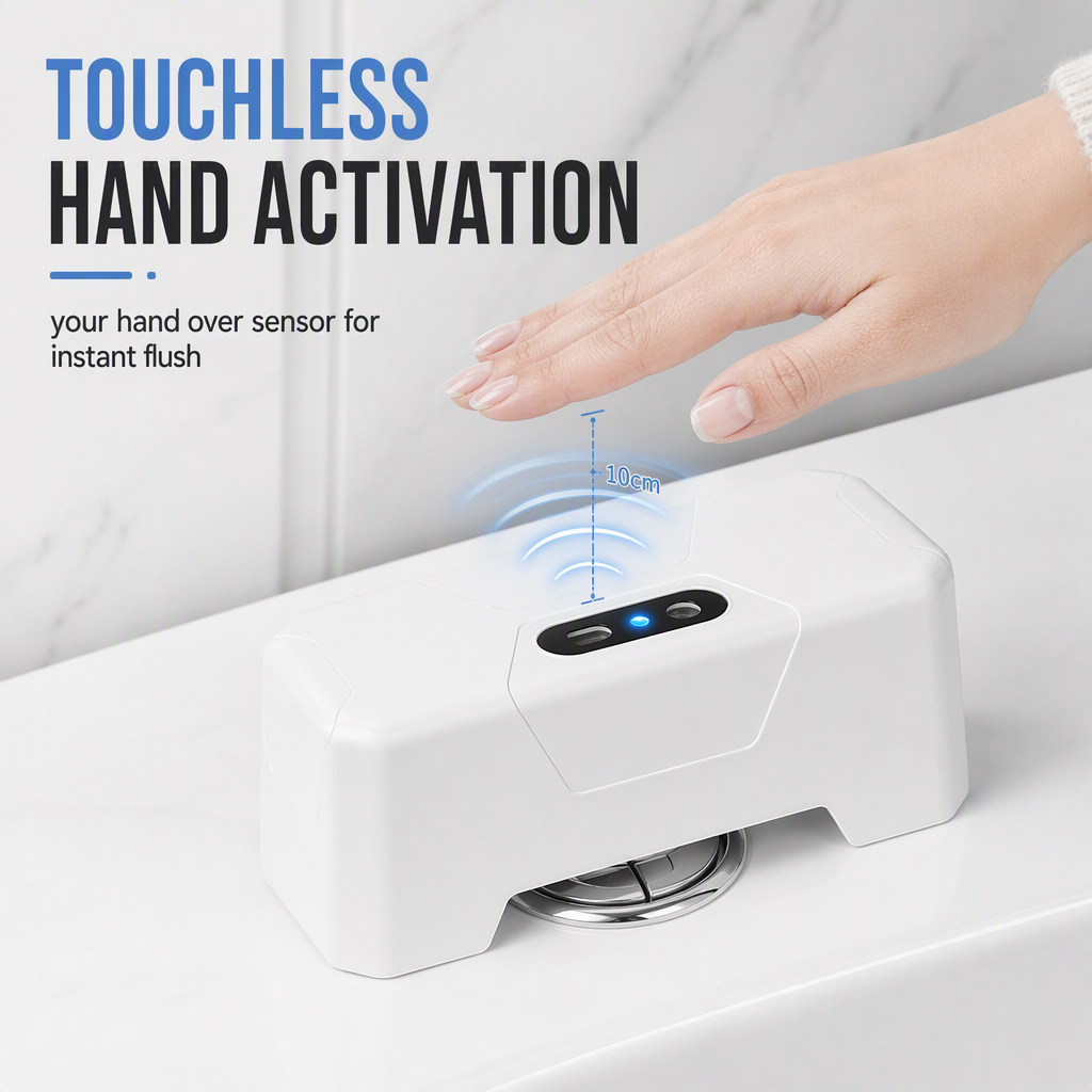 Touchless Automatic Toilet Flusher
