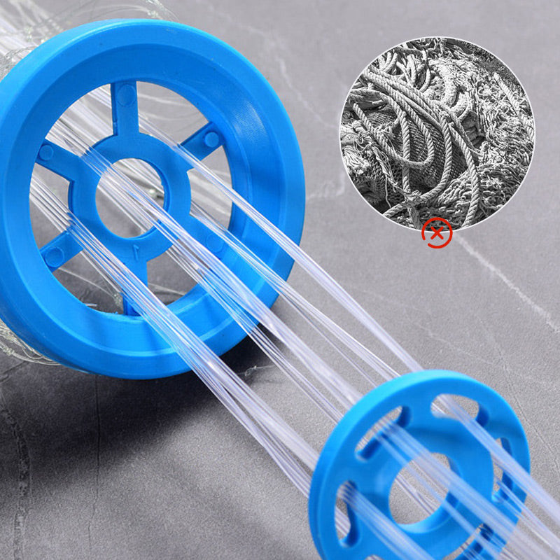Hand Cast Fishing Net | 3/8" Mesh Bait Cast Net with Heavy Duty Sinkers for Saltwater & Freshwater