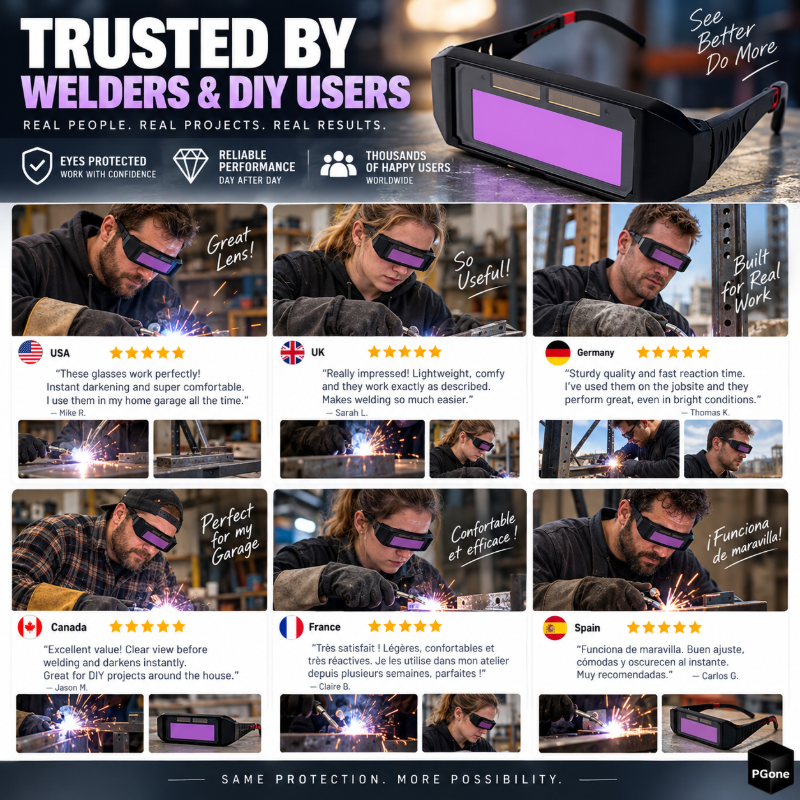 Auto-Darkening Welding Goggles | Shade 11 True Color, UV/IR Protection for MIG TIG ARC