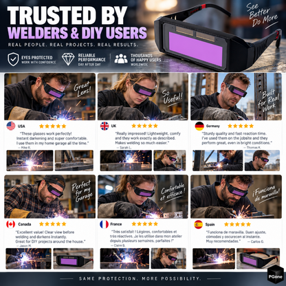 Auto-Darkening Welding Goggles | Shade 11 True Color, UV/IR Protection for MIG TIG ARC