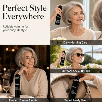 Volumizing Hair Spray for Fine & Flat Hair | Long-Lasting Root Lift with Peach Fragrance