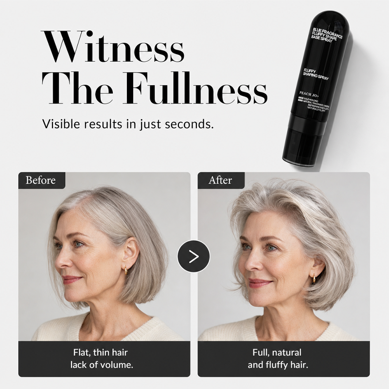 Volumizing Hair Spray for Fine & Flat Hair | Long-Lasting Root Lift with Peach Fragrance