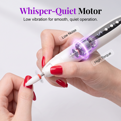 2-in-1 Cordless Nail Drill & UV Curing Lamp | 5-Speed Rechargeable for Gel & Acrylic