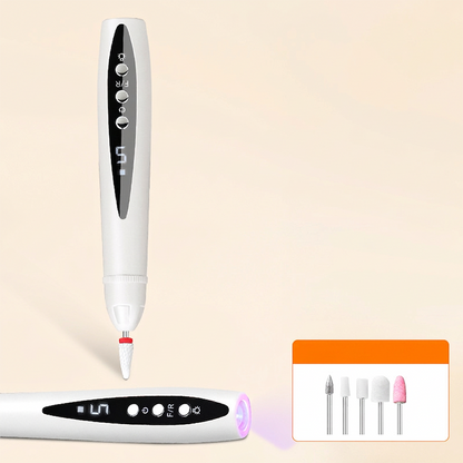2-in-1 Cordless Nail Drill & UV Curing Lamp | 5-Speed Rechargeable for Gel & Acrylic