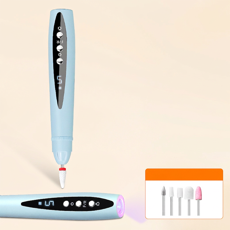 2-in-1 Cordless Nail Drill & UV Curing Lamp | 5-Speed Rechargeable for Gel & Acrylic