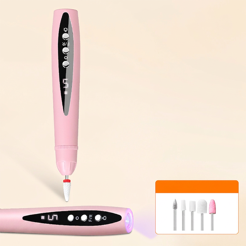 2-in-1 Cordless Nail Drill & UV Curing Lamp | 5-Speed Rechargeable for Gel & Acrylic