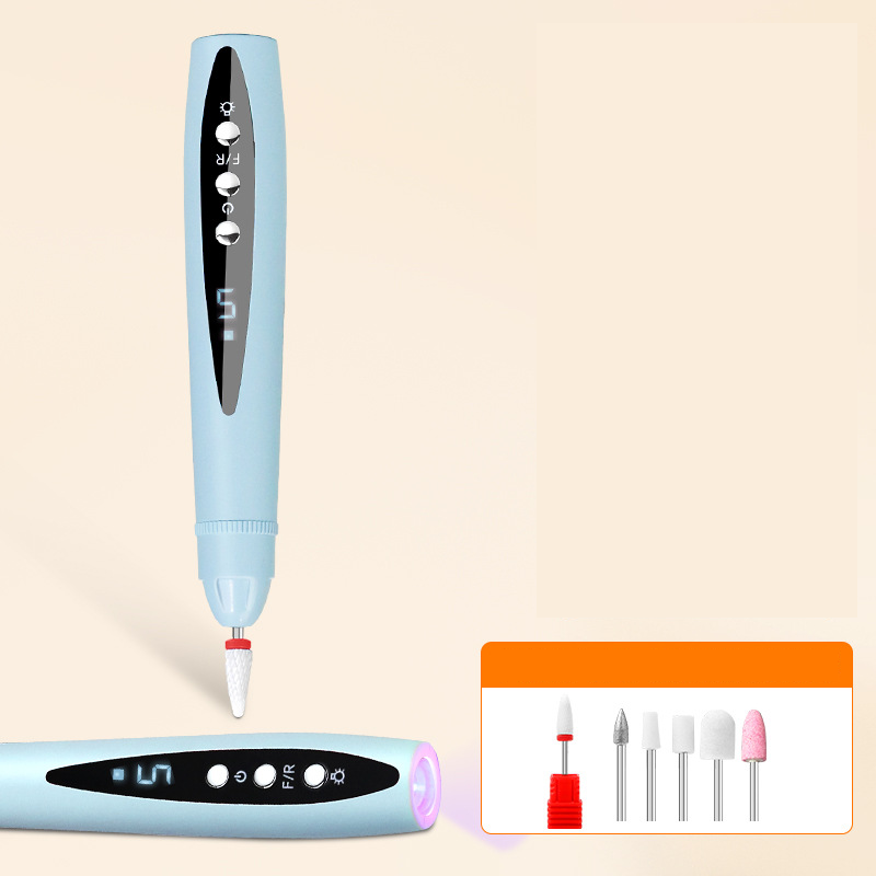 2-in-1 Cordless Nail Drill & UV Curing Lamp | 5-Speed Rechargeable for Gel & Acrylic