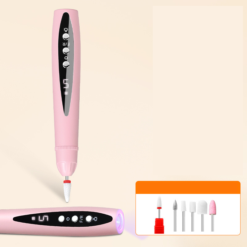 2-in-1 Cordless Nail Drill & UV Curing Lamp | 5-Speed Rechargeable for Gel & Acrylic