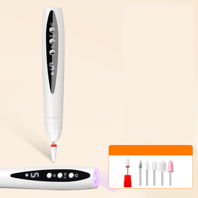 2-in-1 Cordless Nail Drill & UV Curing Lamp | 5-Speed Rechargeable for Gel & Acrylic