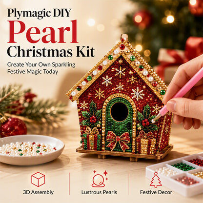 3D DIY Pearl Art Christmas Painting Kit | Pre-Numbered, Beginner-Friendly for Home & Gifts🎁