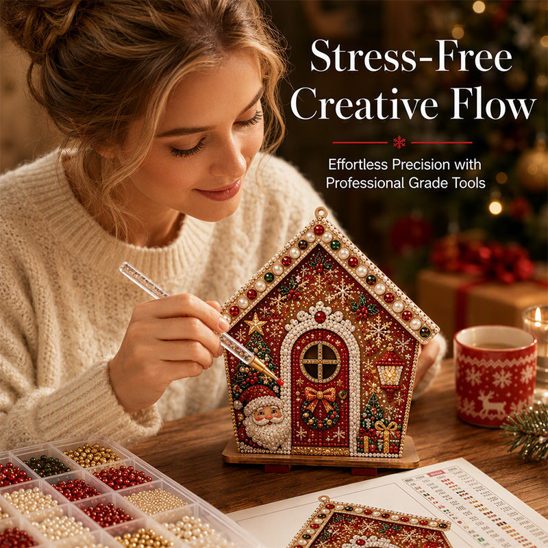 3D DIY Pearl Art Christmas Painting Kit | Pre-Numbered, Beginner-Friendly for Home & Gifts🎁