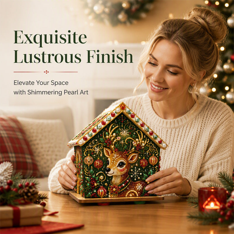 3D DIY Pearl Art Christmas Painting Kit | Pre-Numbered, Beginner-Friendly for Home & Gifts🎁