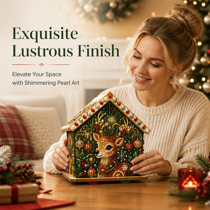 3D DIY Pearl Art Christmas Painting Kit | Pre-Numbered, Beginner-Friendly for Home & Gifts🎁