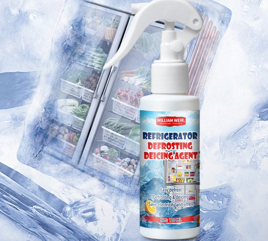 🧊Fast-Acting Defrosting Spray for Fridge & Freezer | Prevents Re-Freezing, with Spatula🏠